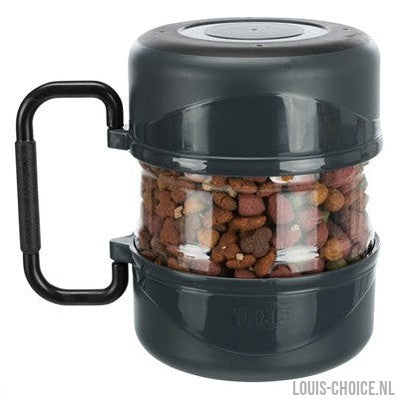 Trixie Reisset Voerbak / Drinkbak Donkergrijs-TRIXIE-Louis Choice