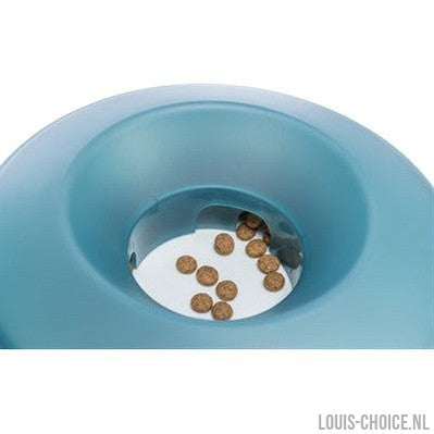 Trixie Slowfeeding Rocking Bowl Kunststof / Tpr Grijs / Blauw-TRIXIE-Louis Choice