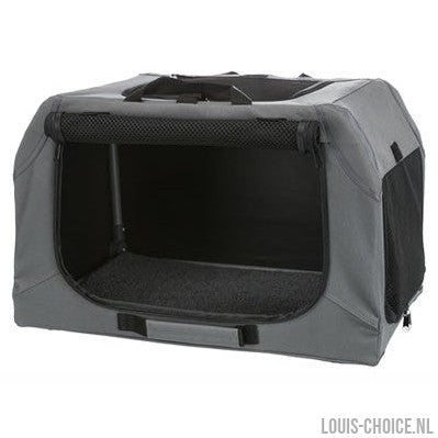 Trixie Soft Kennel Easy Reisbench Grijs-TRIXIE-Louis Choice