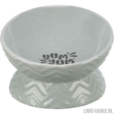 Trixie Verhoogde Voerbak / Waterbak Keramiek Grijs-TRIXIE-Louis Choice