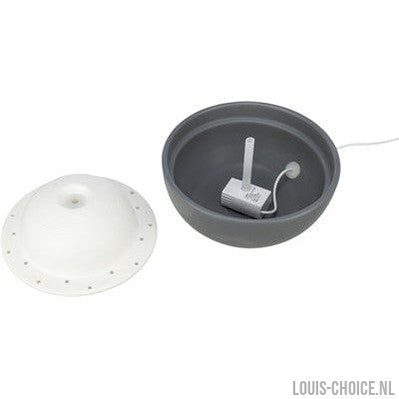 Trixie Vital Dome Drinkfontein Keramiek Grijs / Wit-TRIXIE-Louis Choice