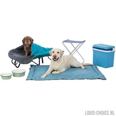 Trixie Voerbak Drinkbak Emaille / Rvs Groen-TRIXIE-Louis Choice