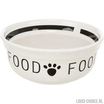 Trixie Voerbak Hond Food Keramiek Wit / Zwart-TRIXIE-Louis Choice