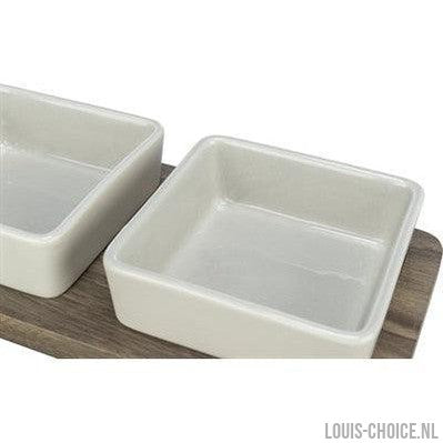 Trixie Voerbak Hond Set Citystyle Keramiek Grijs / Bruin-TRIXIE-Louis Choice
