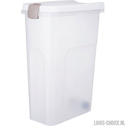 Trixie Voerton Luchtdicht Afsluitbaar Kunststof Transparant Wit / Wit-TRIXIE-Louis Choice