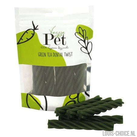 Veggie Pet Green Tea Dental Twist-VEGGIE PET-Louis Choice