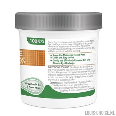 Vets Best Clean Eye Round Pads-VETS BEST-Louis Choice