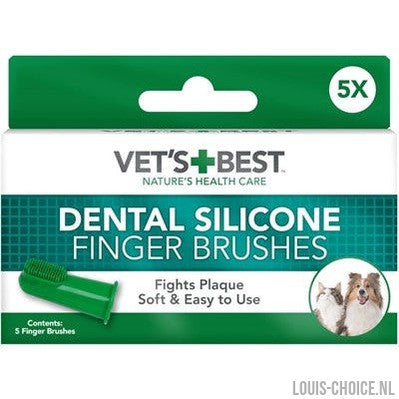 Vets Best Vinger Tandenborstels-VETS BEST-Louis Choice