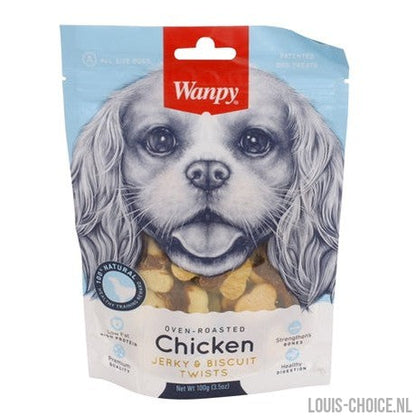 Wanpy Oven-Roasted Chicken Jerky / Biscuit Twists-WANPY-Louis Choice