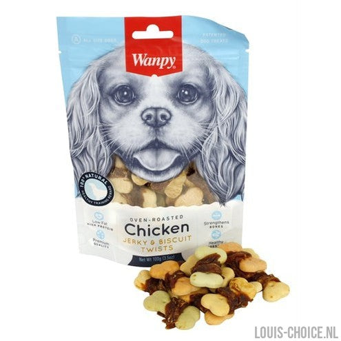 Wanpy Oven-Roasted Chicken Jerky / Biscuit Twists-WANPY-Louis Choice