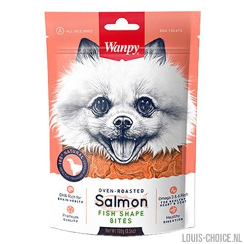 Wanpy Oven-Roasted Salmon Fish Shape Bites-WANPY-Louis Choice