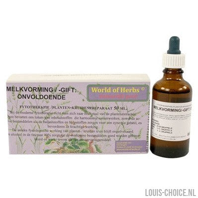 World Of Herbs Fytotherapie Onvoldoende Melkvorming /-Gift-WORLD OF HERBS-Louis Choice