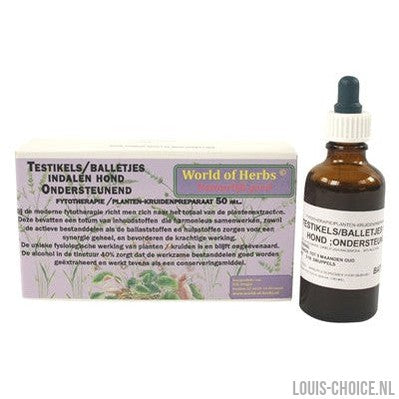 World Of Herbs Fytotherapie Testikel / Balletjes Indalen Hond-WORLD OF HERBS-Louis Choice