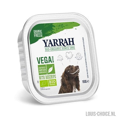 Yarrah Dog Alu Brokjes Vega Met Rozenbottels-YARRAH-Louis Choice