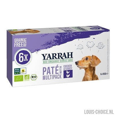 Yarrah Dog Alu Pate Multipack Chicken / Turkey-YARRAH-Louis Choice