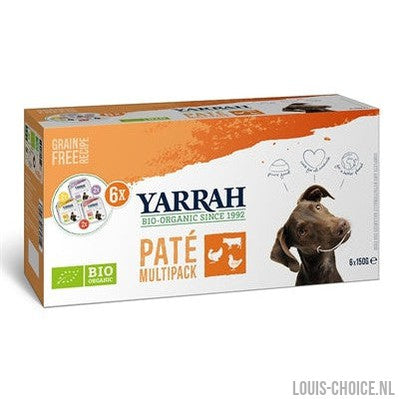 Yarrah Dog Organic Multipack Pate Kalkoen / Kip / Rund-YARRAH-Louis Choice
