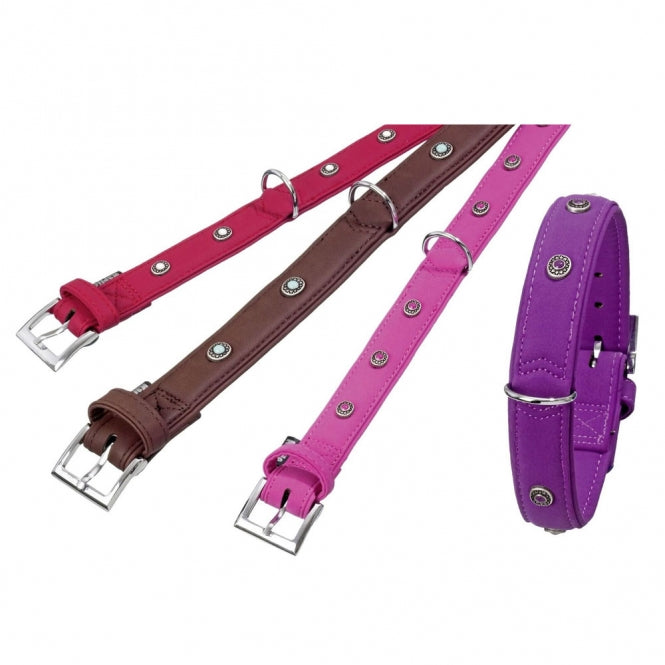 Karlie Art Buffalo Deco - Halsband - Rood - 65cm / 40mm