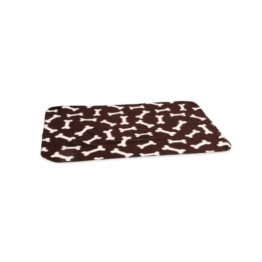 Karlie - Flamingo fleece deken Milda - 100 x 70 cm - Bruin