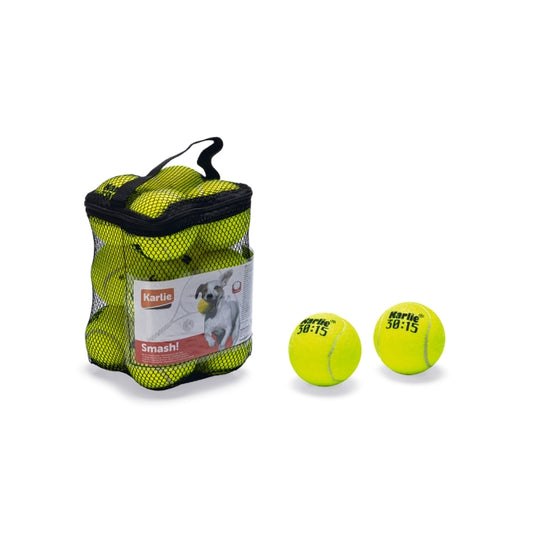 Karlie tennisbal - set van 12 - 6 cm