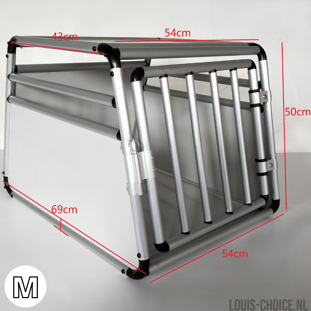 Topmast Autobench Aluminium - Stevige Reisbench - Ronde Buizen - Lichtgrijs - Diverse maten