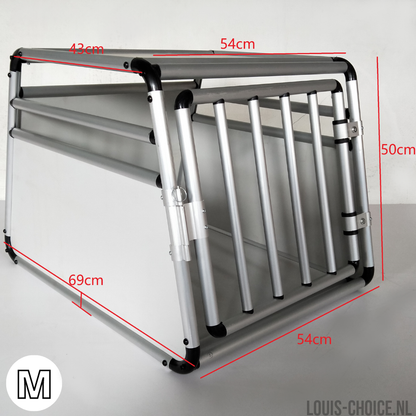 Topmast Autobench Aluminium - Stevige Reisbench - Ronde Buizen - Lichtgrijs - Diverse maten