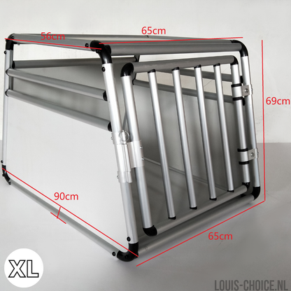 Topmast Autobench Aluminium - Stevige Reisbench - Ronde Buizen - Lichtgrijs - Diverse maten