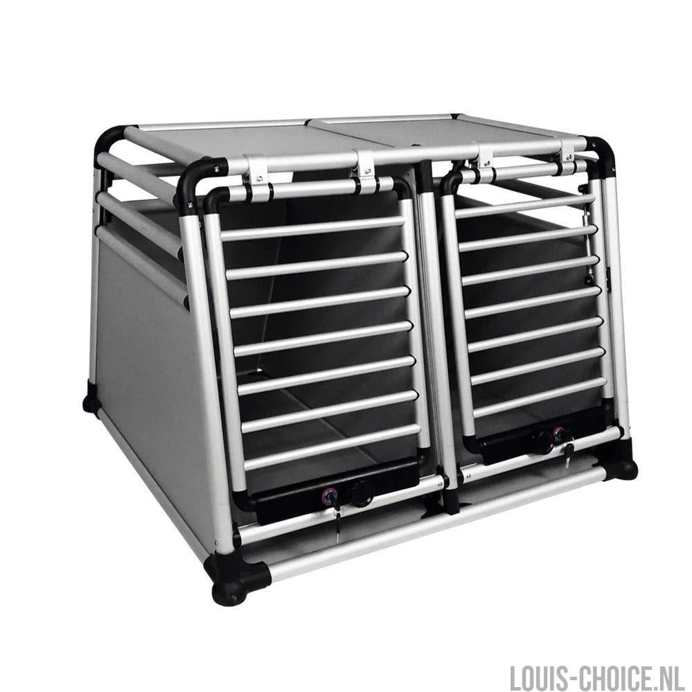 Topmast Aluminium TravelBox Superior - Dubbel - Met Gasveer en Slot - Large