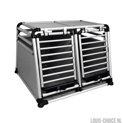 Topmast Aluminium TravelBox Superior - Dubbel - Met Gasveer en Slot - Large