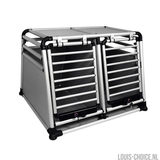 Topmast Aluminium TravelBox Superior - Dubbel - Met Gasveer en Slot - Large
