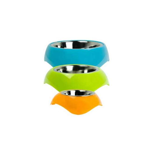 Pawise roestvrijstalen kom met kunststof houder - 750 ml / Groen