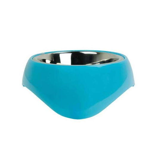 Pawise roestvrijstalen kom met kunststof houder - 1750 ml / Blauw