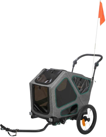 Trixie Fietskar voor grote honden met vering - S / tot 25kg