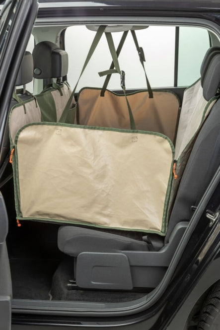 Trixie Auto-Beschermdeken - olijfgroen/beige