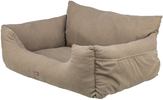 Trixie Autostoel, dubbel - taupe