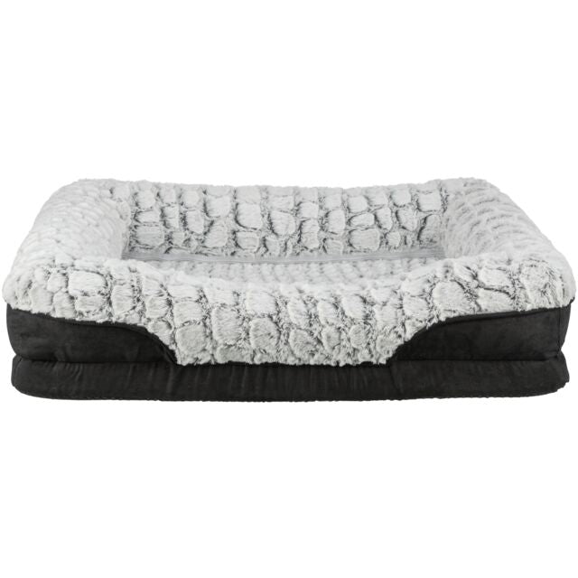 Trixie Vital Bed Lino - zwart/grijs - 90 × 65 cm