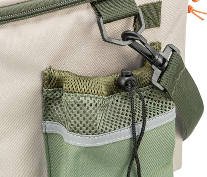 Trixie Front-Fietsmand - olijfgroen/beige