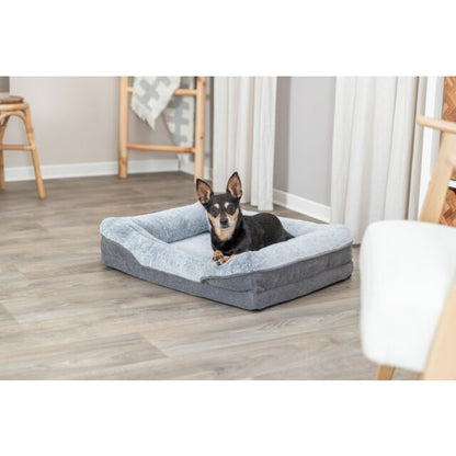 Trixie Vital Bed Lino Soft - grijs/lichtgrijs - 70 × 55 cm