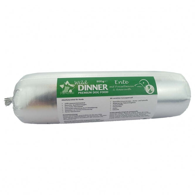 Wild Dinner - Gourmet Worst Eend met Cranberries - 800 g
