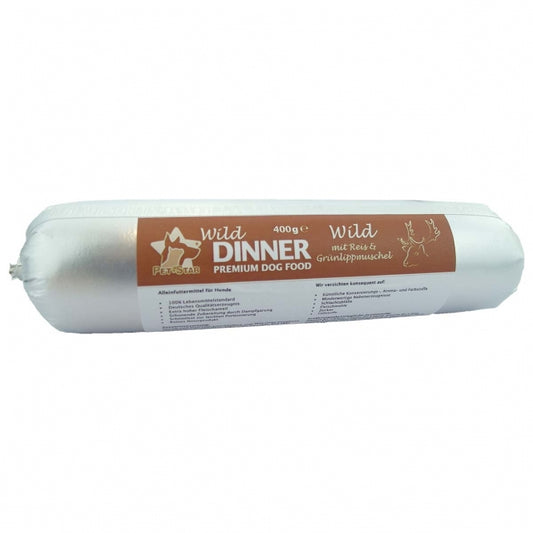Wild Dinner gastronomische worst wild met rijst - 400 g