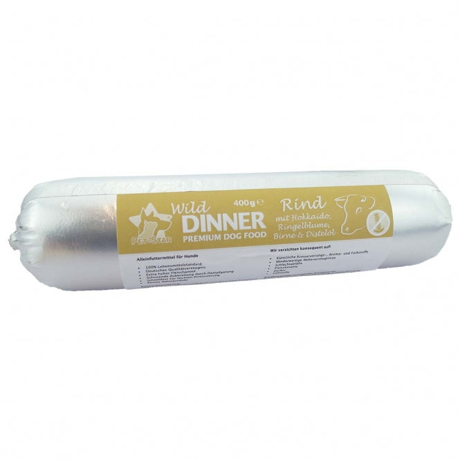 Wild Dinner Gourmetworst Rundvlees met Hokkaido - 400 g