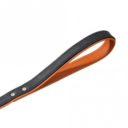 Karlie Rodeo Lijn Genageld - 16mm 100cm - zwart/cognac