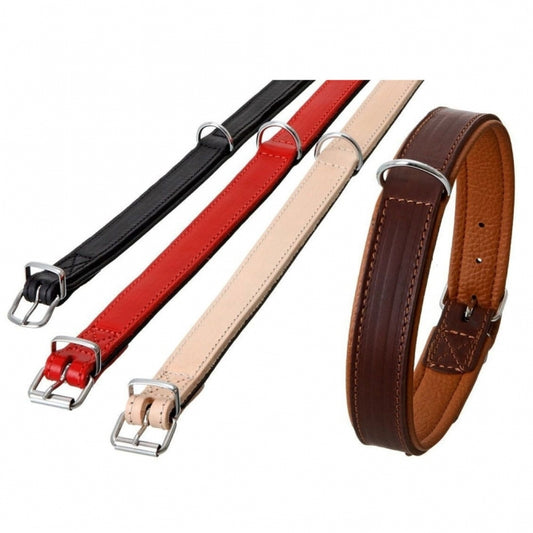 Karlie - Rondo - Halsband met voering - Rood - 27mm/70cm