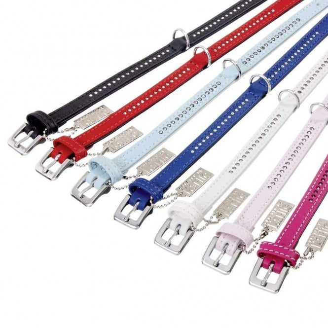 Karlie VINTAGE Strass-Halsband - Zwart - 24 cm