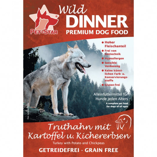 Wild Diner Kalkoen - Graanvrij - 500 g