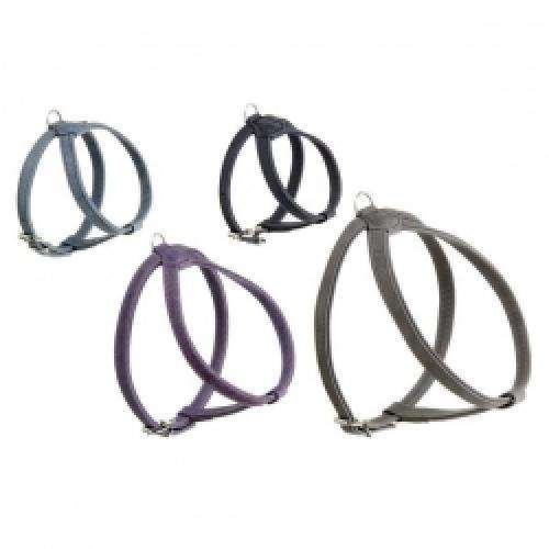 Karlie - Buffalo Denim Harnas - Lavendel - 10 mm / 20-27 cm
