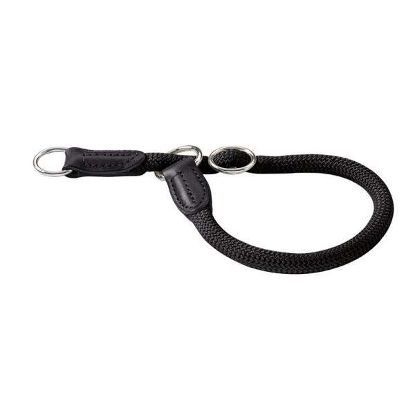 Hunter Dressurhalsband Freestyle - Zwart - 55 / 10 (55 cm × 10 mm)