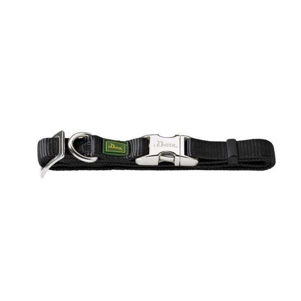 Hunter Halsband Vario-Basic ALU-Strong - Zwart - Maat M/20
