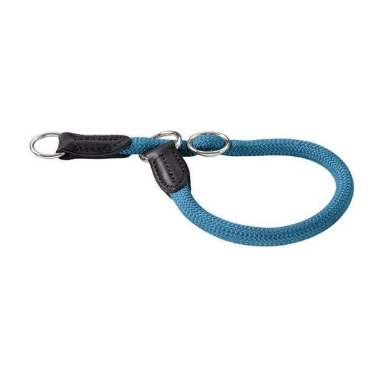 Hunter Dressurhalsband Freestyle - Blauw - 45 / 10 (45 cm × 10 mm)