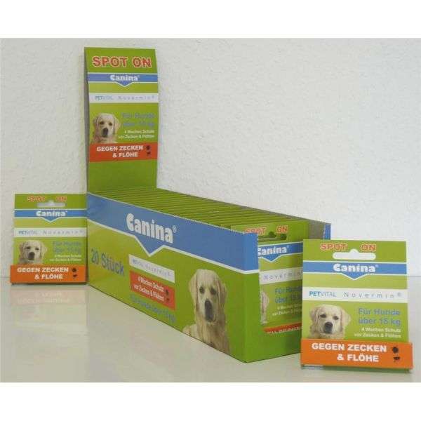 Canina Pharma PETVITAL Novermin voor Grote Honden - 4 ml