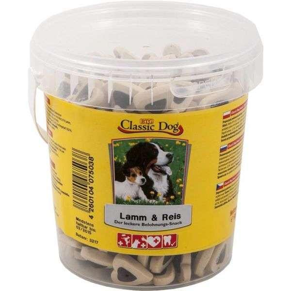 Classic Dog Snack Lam & Rijst in Emmer - 500 g